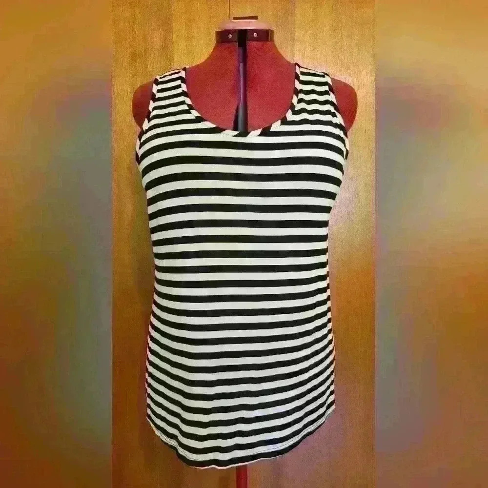 Joseph Ribkoff | Striped Tank Top, Size 14 - Picture 1 of 5